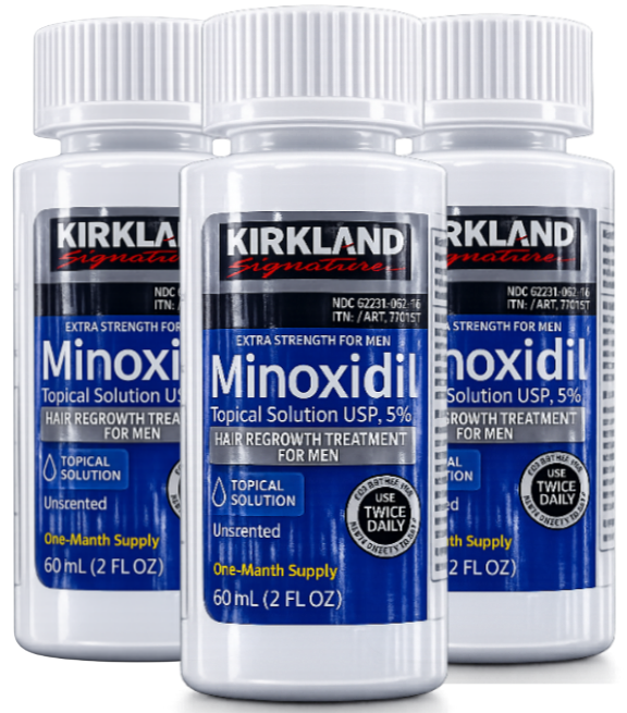 Minoxidil Kirkland 5% Pack 3 Meses Argentina